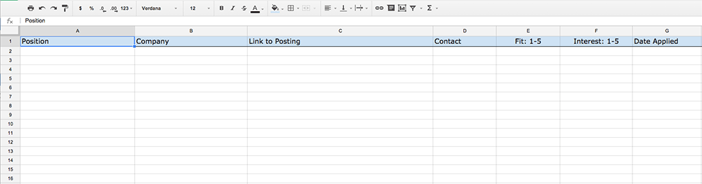 Aw yeah, a spreadsheet!